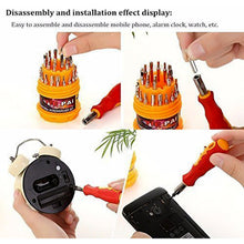 (SET OF 4PC) SCREWDRIVER SET, STEEL 31 IN 1 WITH 30 SCREWDRIVER BITS, PROFESSIONAL MAGNETIC DRIVER SET, B Grade