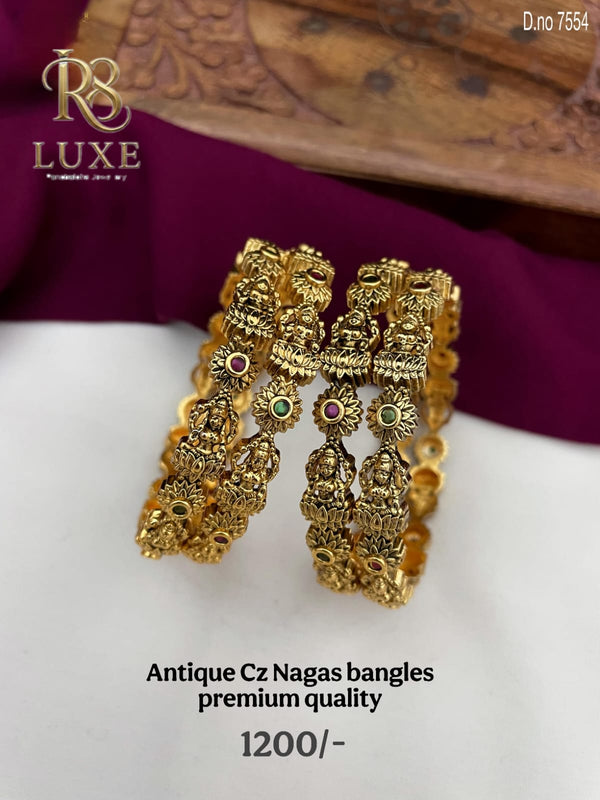Bangles Antique CZ Nagas bangles Premium Quality