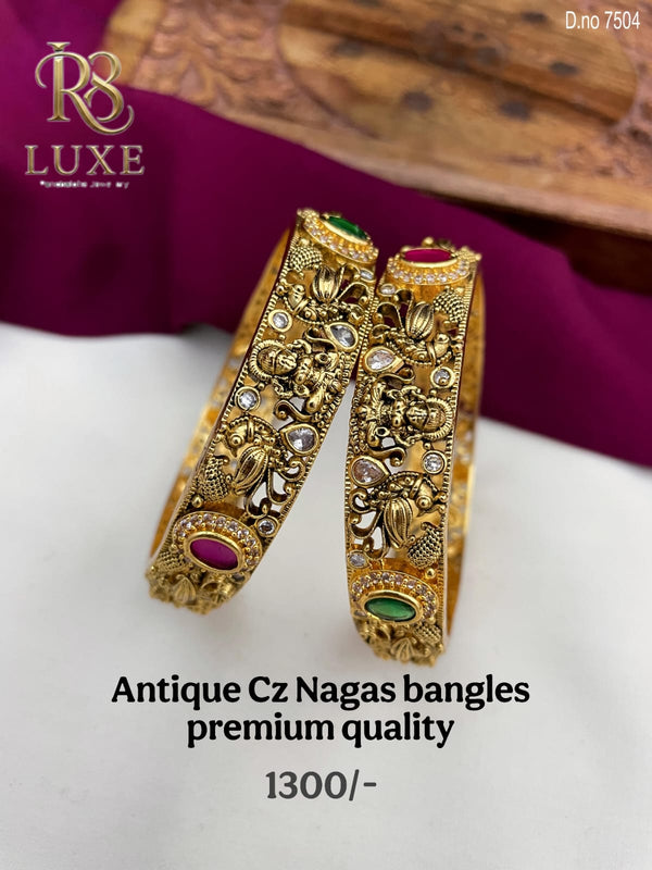 Bangles Antique CZ Nagas bangles Premium Quality
