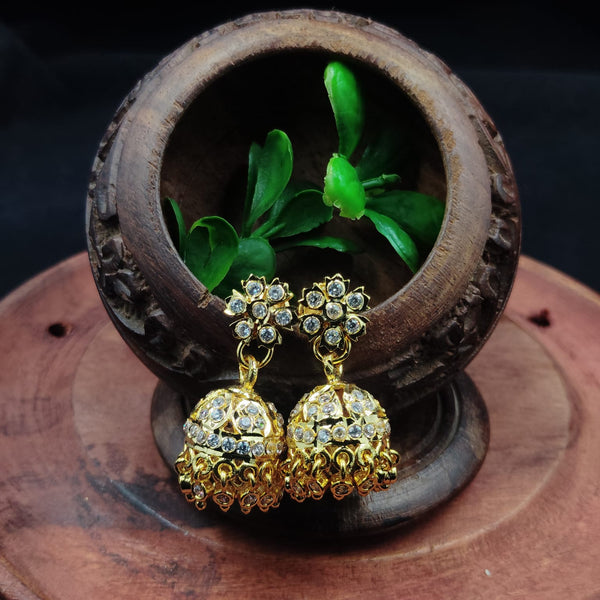 Impon Jhumka crystal  Earrings