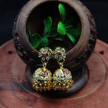 Impon Jhumka crystal  Earrings