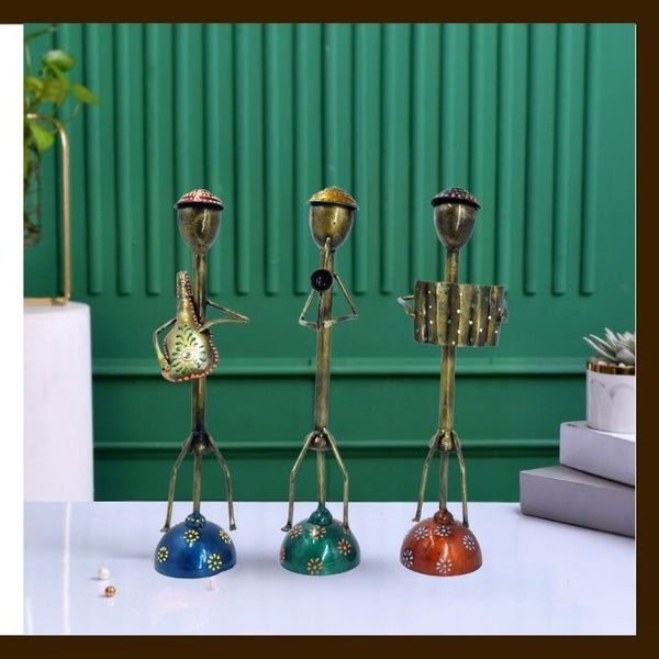 MATAL TABLE DECOR HAND I CRAFTS TOPY MUSICIAN 