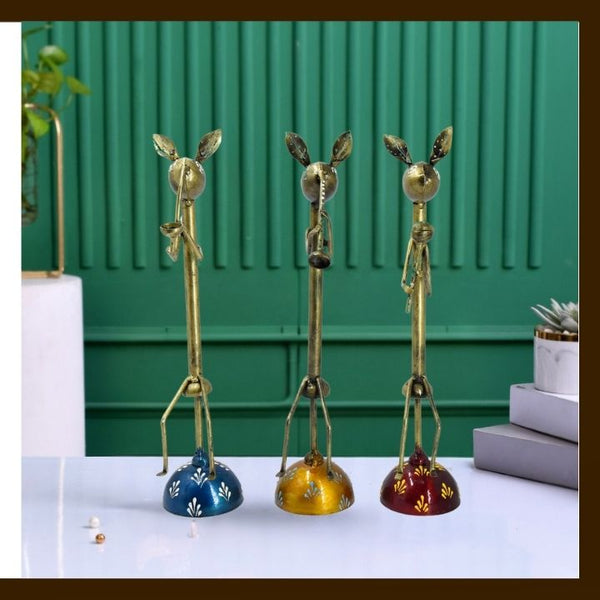 MATAL TABLE DECOR HAND I CRAFTS TOPY MUSICIAN 