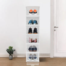 6-Layer Stackable Foldable Storage Organizer Cart for Clothes, Kitchen, Closet & Bathroom