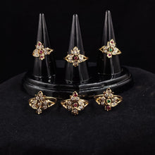 Multicolor Stone Impon Ring