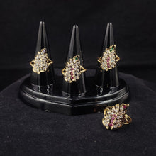 Multicolor Stone Impon Ring
