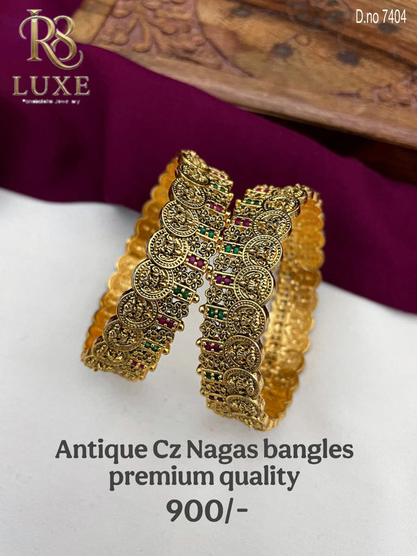 Bangles Antique CZ Nagas bangles Premium Quality