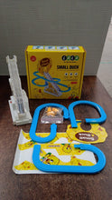 LALA Small Duck Climb Stairs Toy Roller Coaster with Flashing Lights & Music (3 Ducks)
