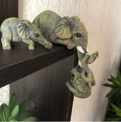 RESIN ITEMS HANDICRAFT JHULA ELEPHANT