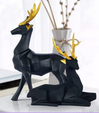 RESIN ITEMS HANDICRAFT  WHITE DEER SET