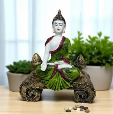 RESIN ITEMS HANDICRAFT  SOFA BUDDHA