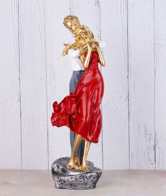 RESIN ITEMS HANDICRAFT STANDING COUPLE