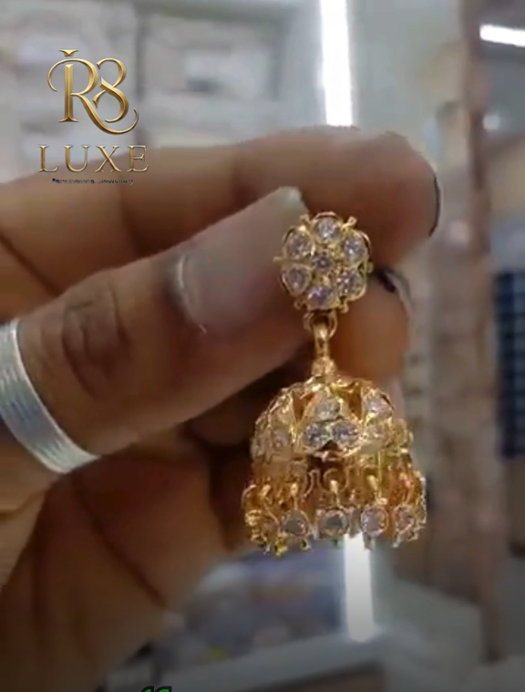 Jhumke#impon #goldnecklace 🌿8331851456