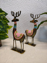 Handicraft  2-Piece Iron Baby Deer Set