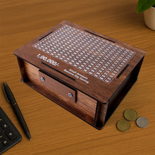 Wooden Money  Piggy Bank Money Box (1 Pc  With Marker Pen)