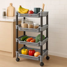 Apex 4-Layer Big Multipurpose Plastic Storage Rack