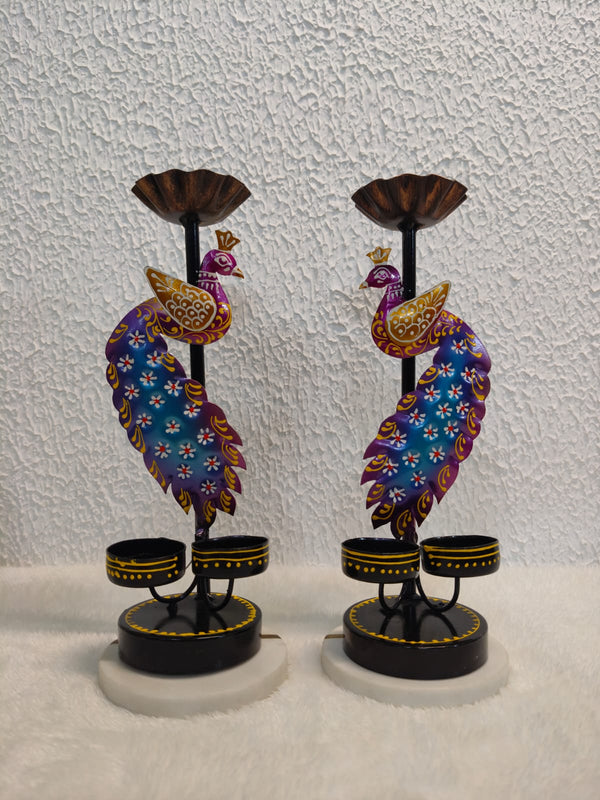 Baby Peacock Tlight set of 2pc